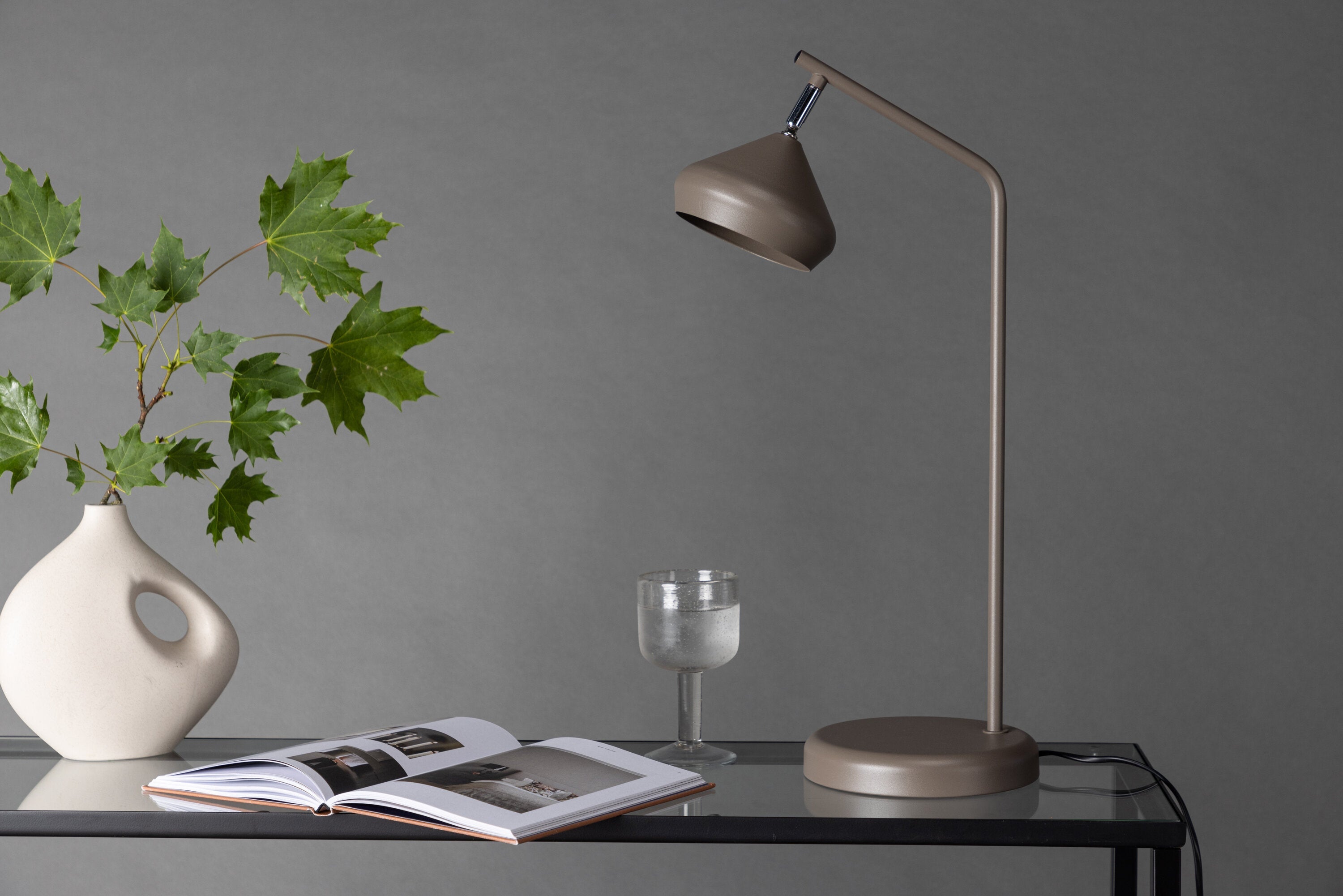 Rebellenclub Kanti Tafellamp 30cm - Mokka