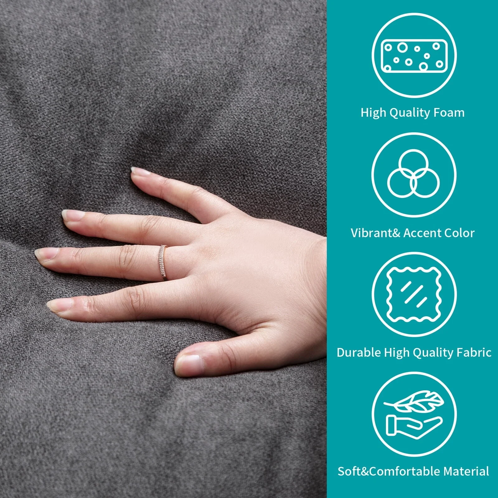 Mixoy Modern Convertible Sectional Sofa,L/U Shaped Corner Sleeper Sofa Couch,Modular Sectional Couches