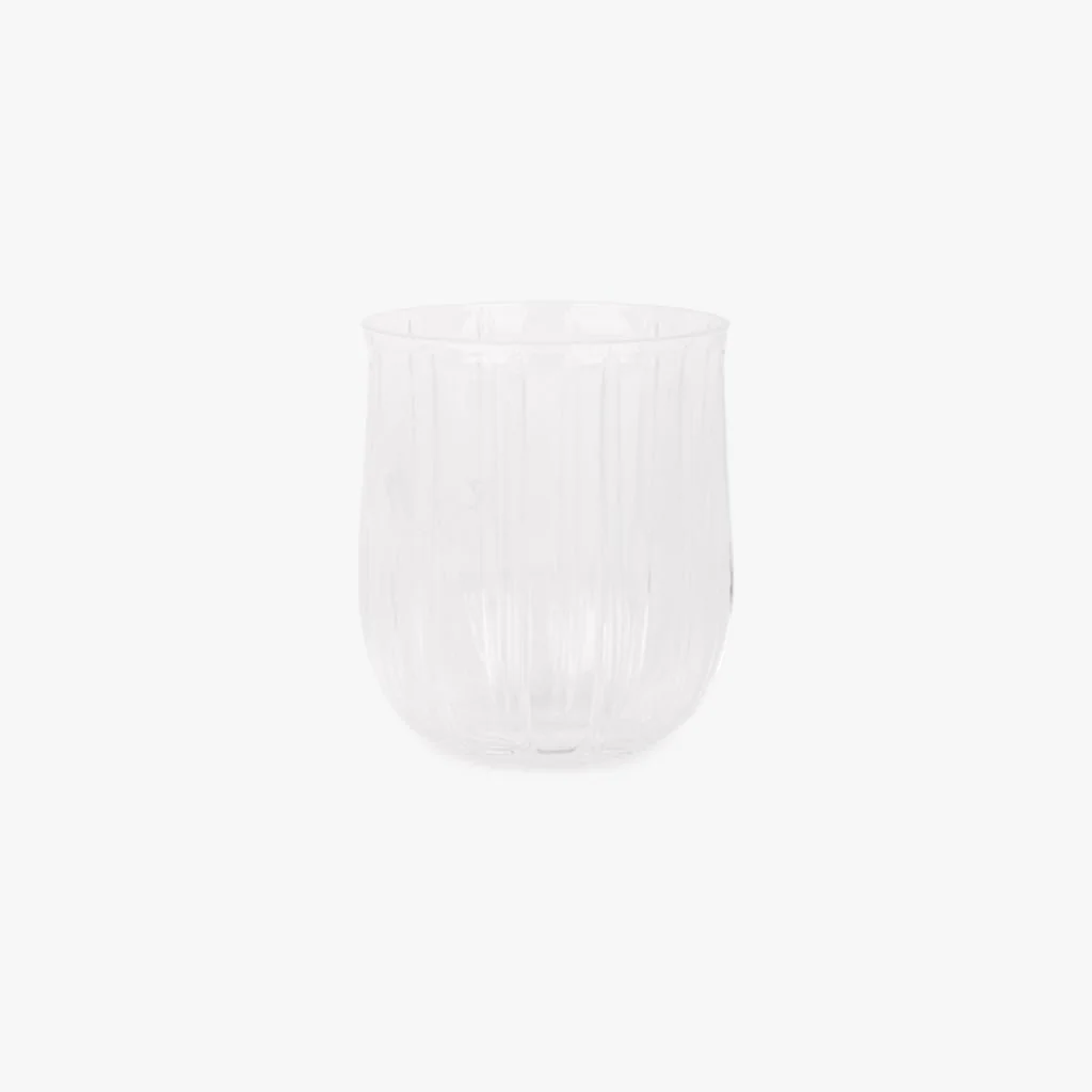 Copo de Acrílico Baixo Transparente 390 ml  VITORIA