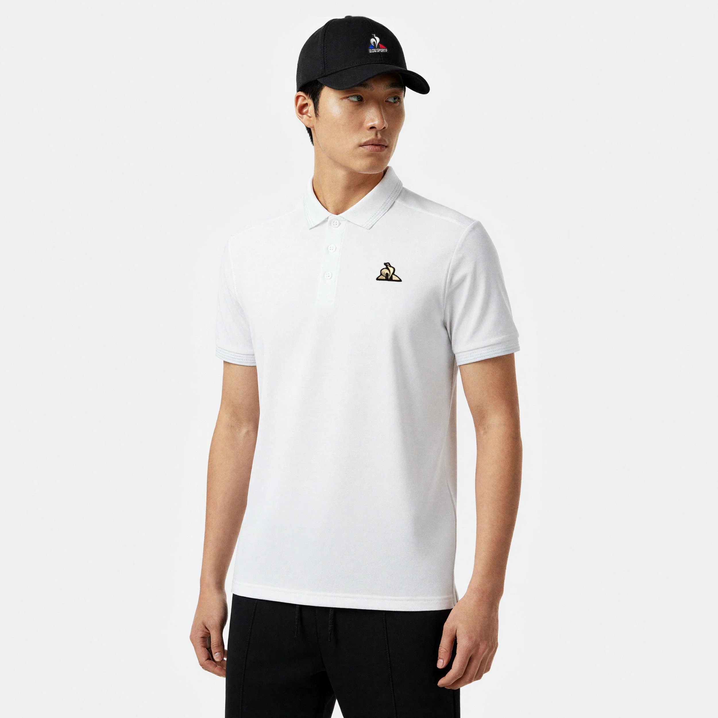 Polo Coq d'or en coton premium