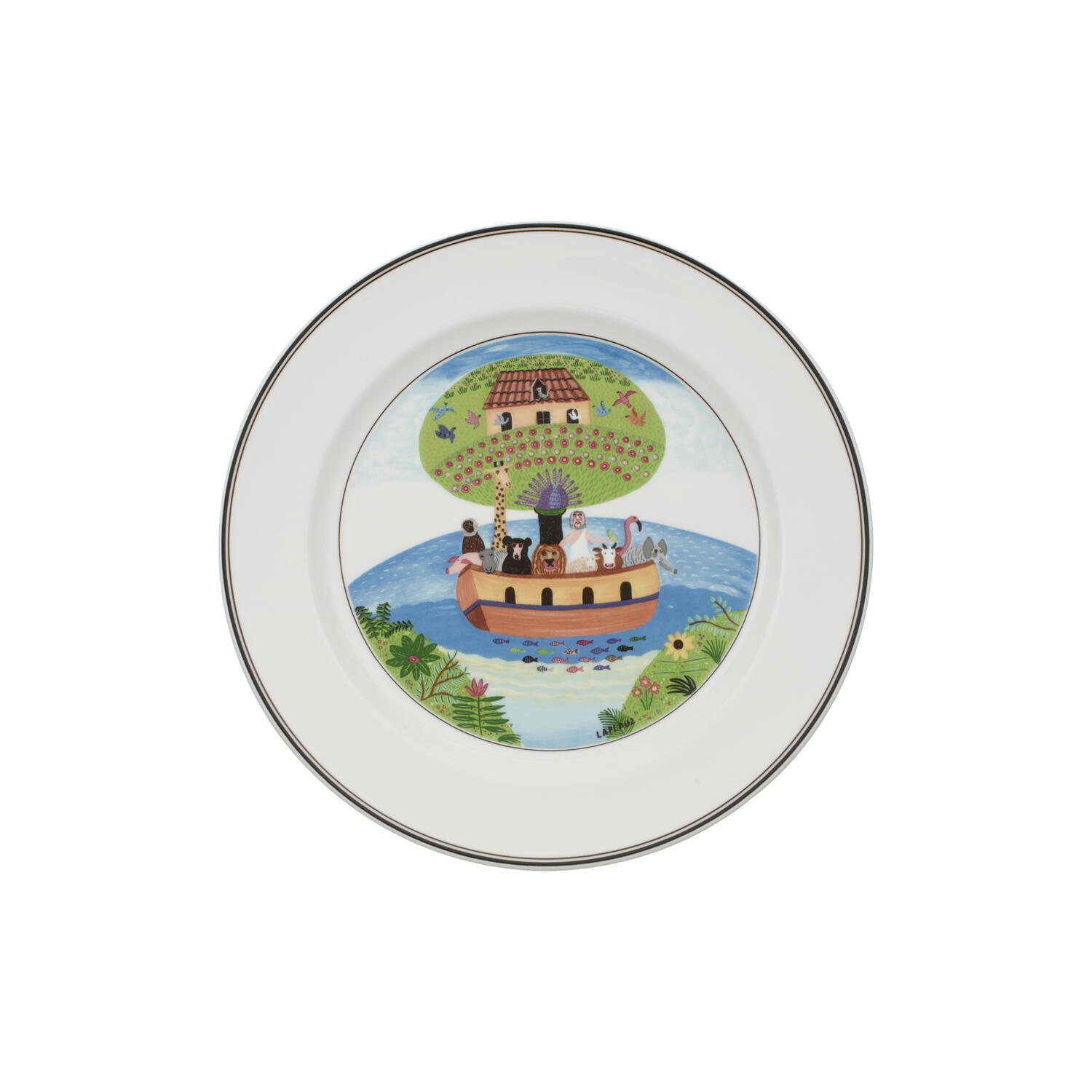 Design Naif tallerken ø 27 cm, Noah's ark