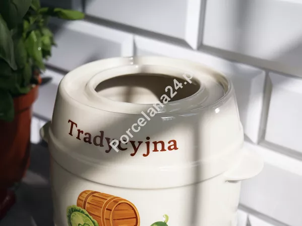 Beczka hermetyczna z kamionki 3 L Tragar - Tradycyjna kiszonka 1TR.BECZ.45569