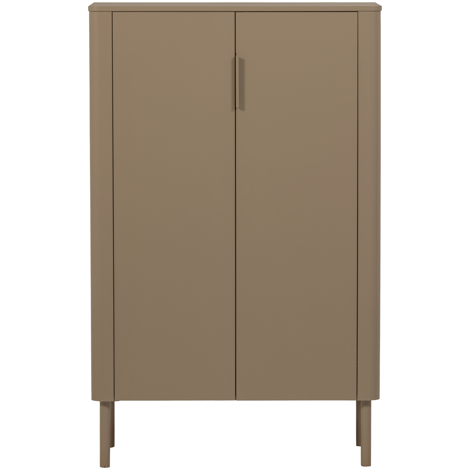 WOOOD kast 2-deurs Gunnar - Grenen - Mud - 135x85x39