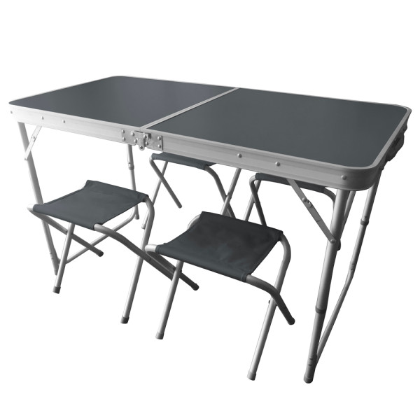Komplet składanych mebli campingowych 5-elementowy PATIO