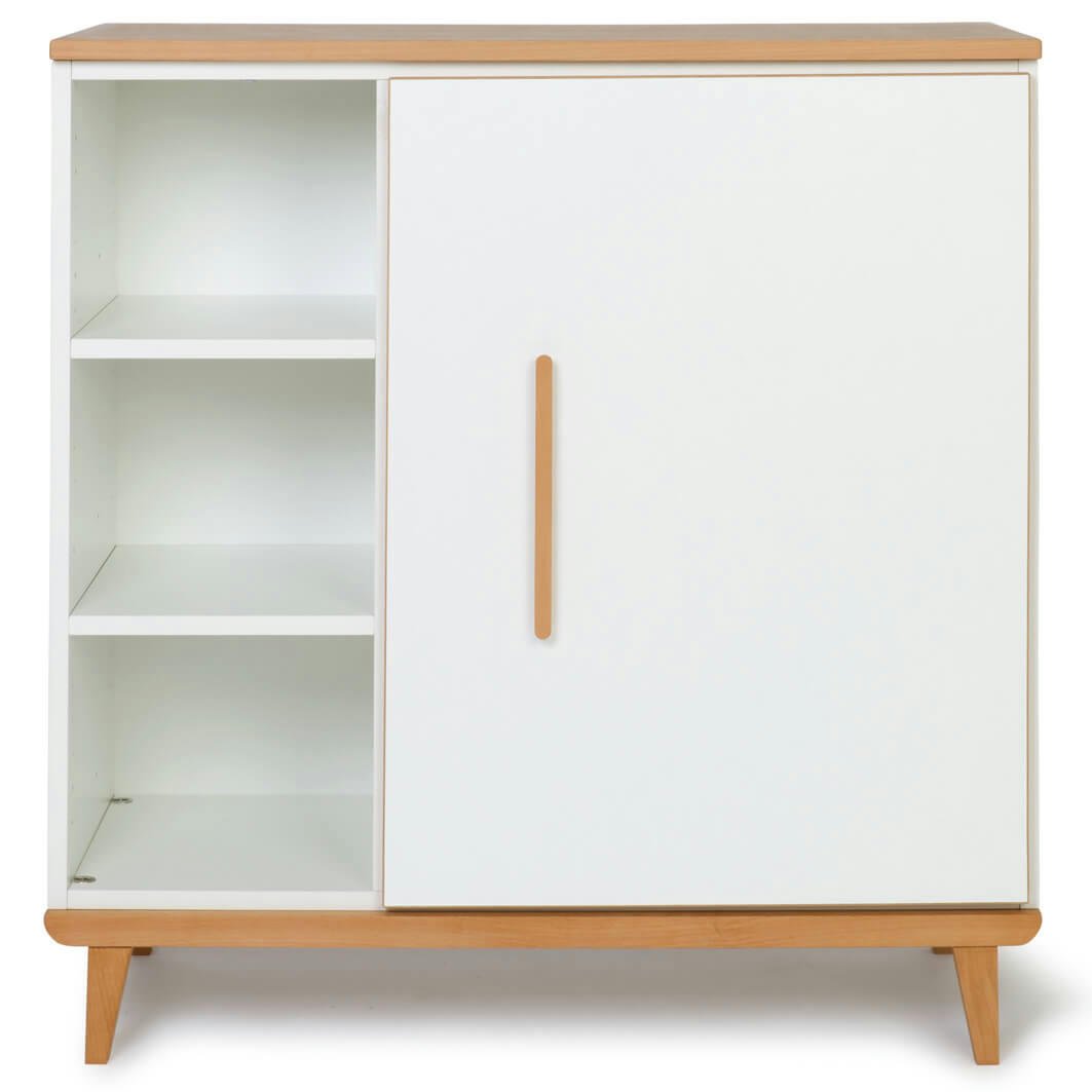 NADO - Commode 1 porte blanc