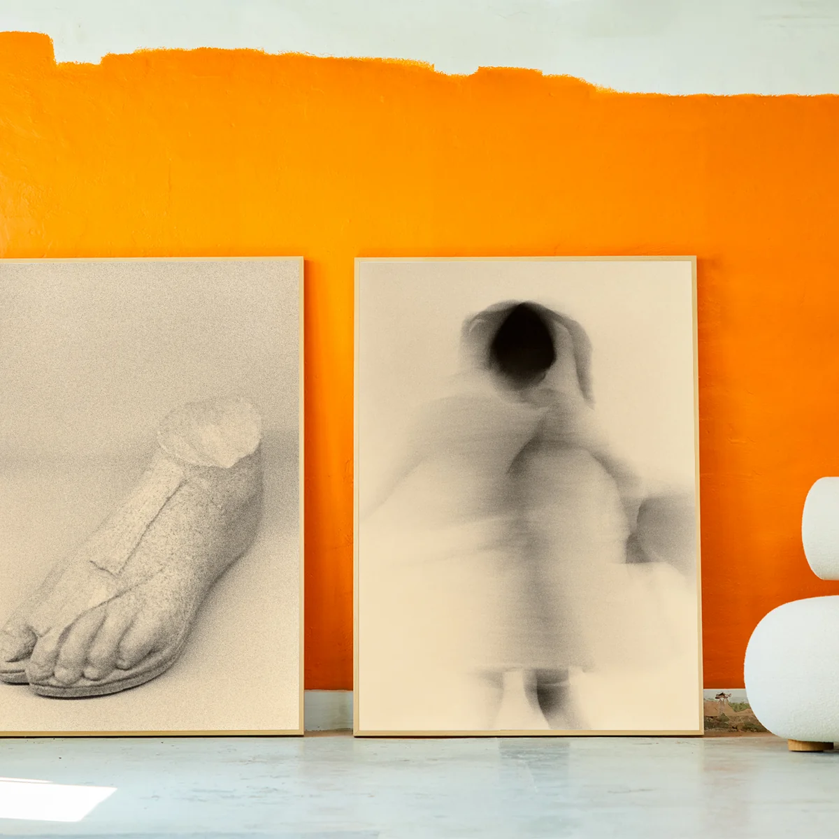 Paper Collective - Blurred Girl Poster