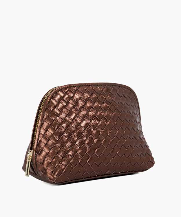 Styling Bronze - Woven Cosmetic Bag