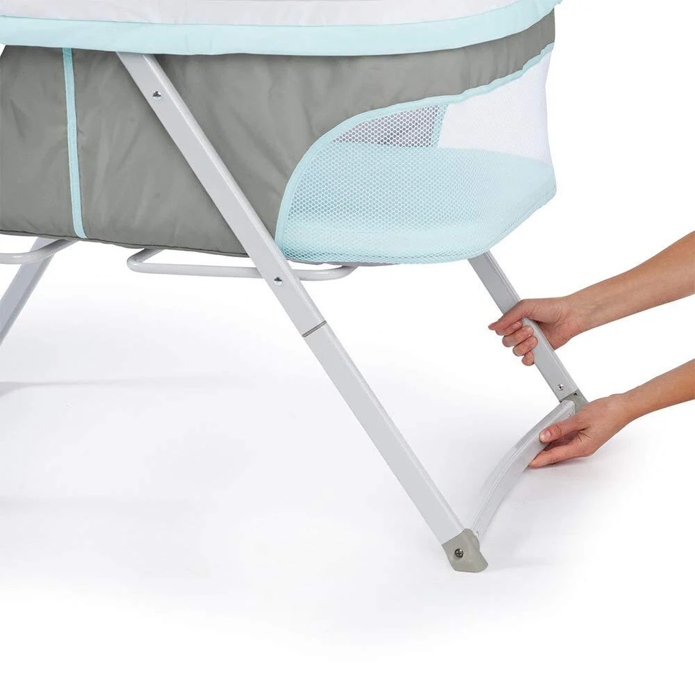 Foldaway Rocking Bassinet - Juniper - Portable Folding Rocking Bassinet