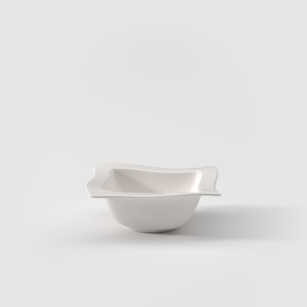 NewWave Cereal bowl - White, 17 oz, Premium Porcelain