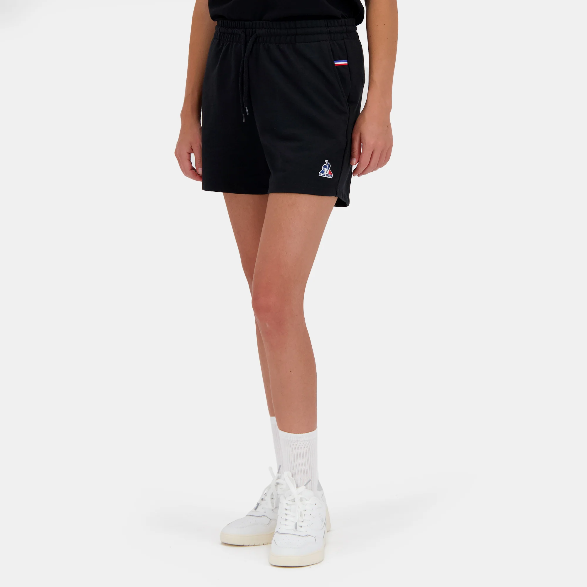 Short Essentiel en molleton léger avec badge logo brodé