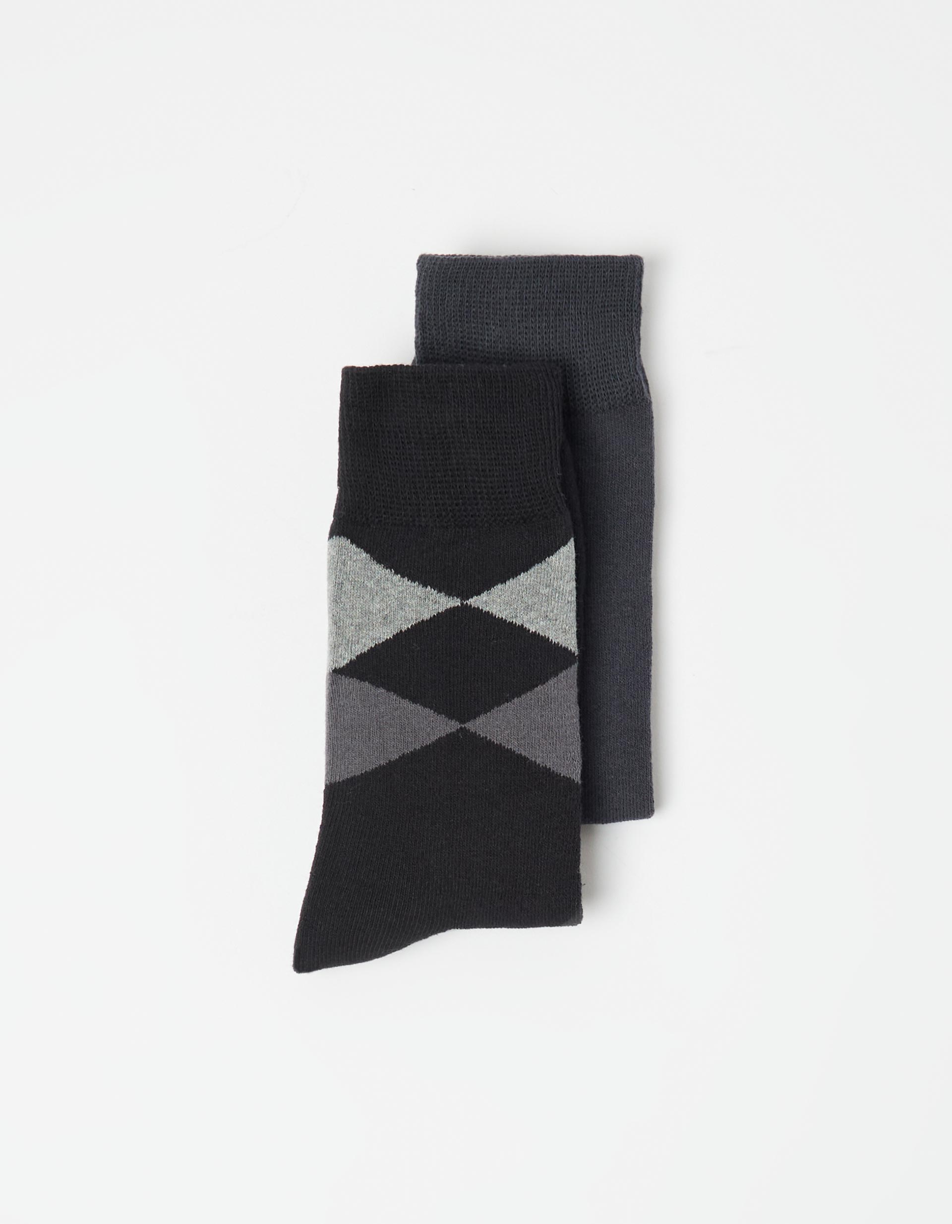 Pack 2 Pares de Meias, Homem, Cinzento Escuro