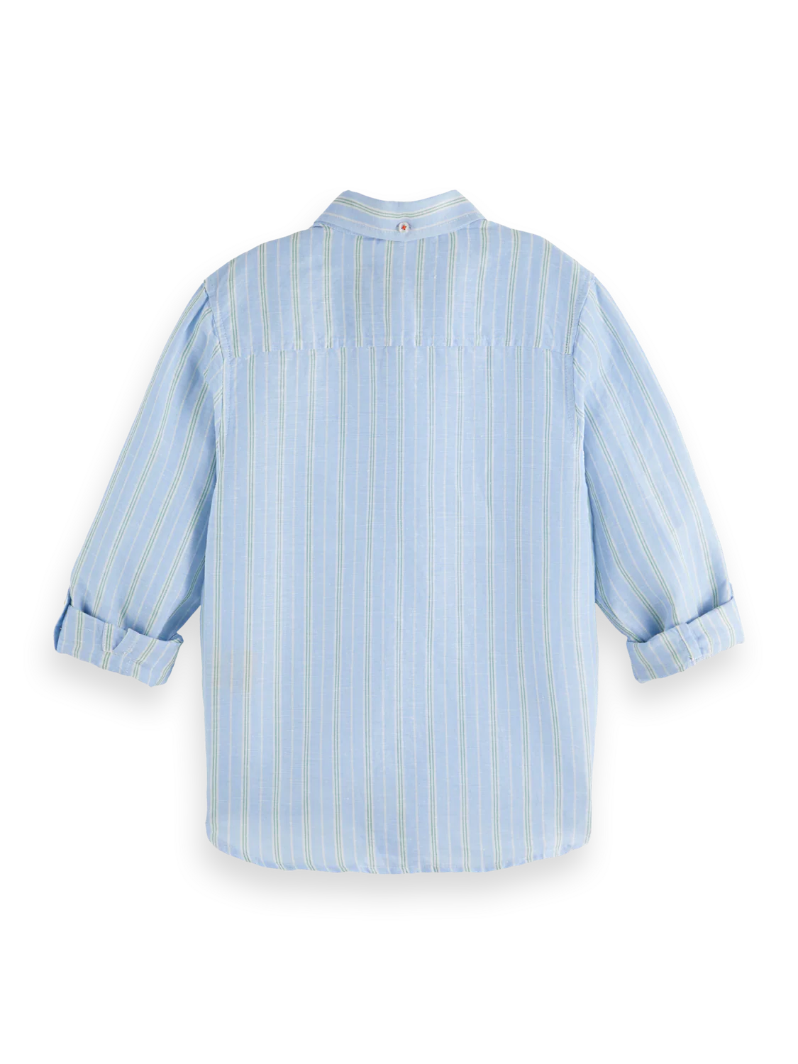 Boys' Yarn-Dyed Linen Blend Shirt