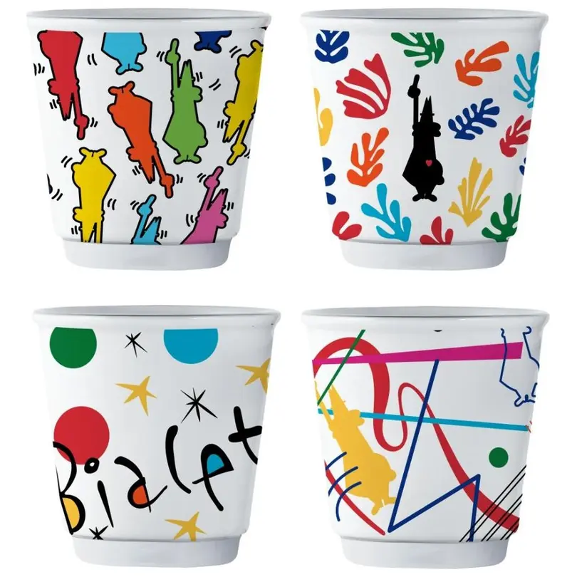 Kaffeebecher 4er-Set Arte