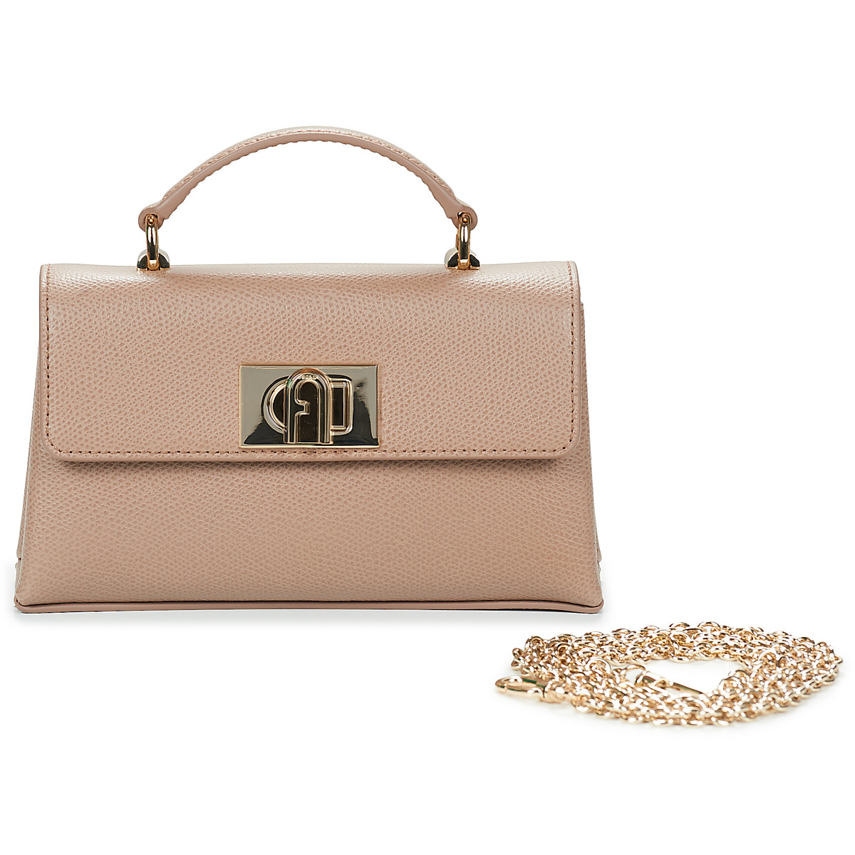 Furla - FURLA 1927 MINI CROSSBODY TOP HANDLE - Greige