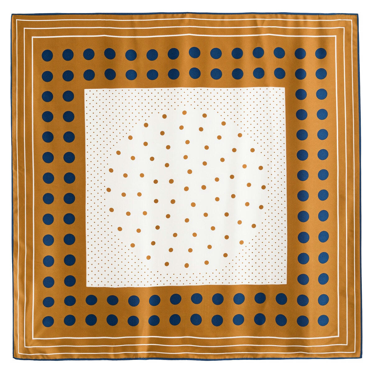 Foulard imprimé multi pois