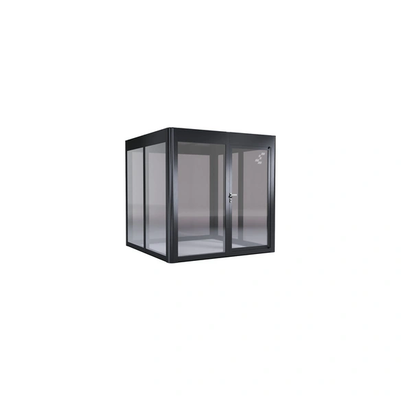 Gewächshaus »SunGarden Power 2.2«, BxHxT: 233 x 229 x 233 cm, anthrazit-metallic