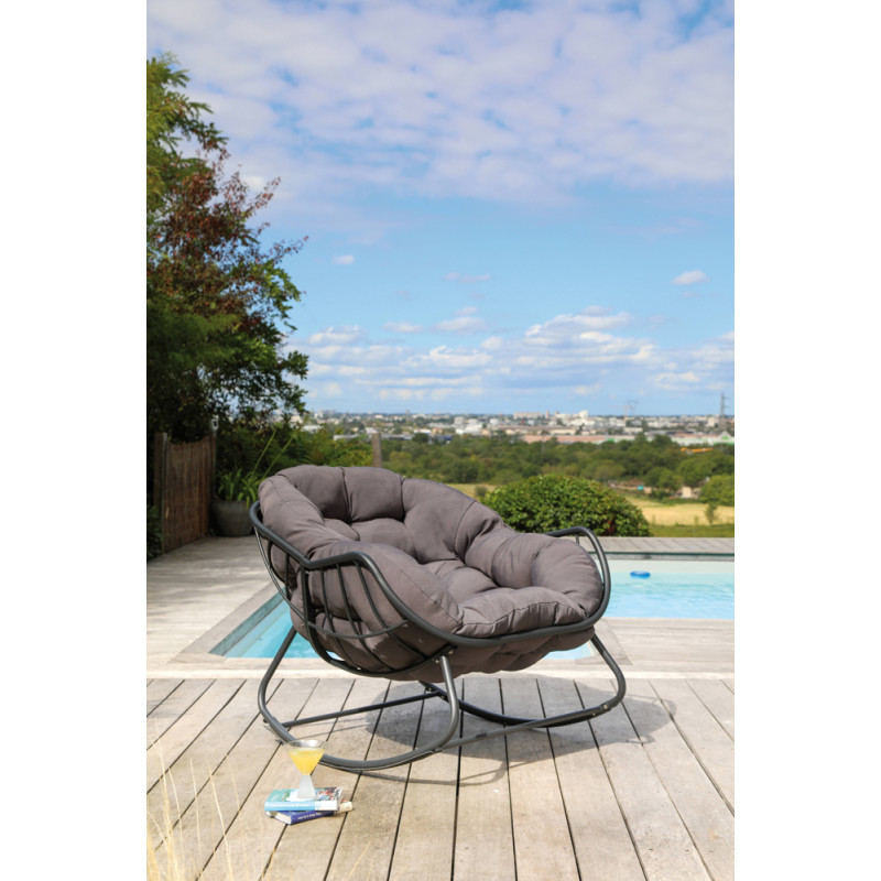 Rocking chair Royal II gris