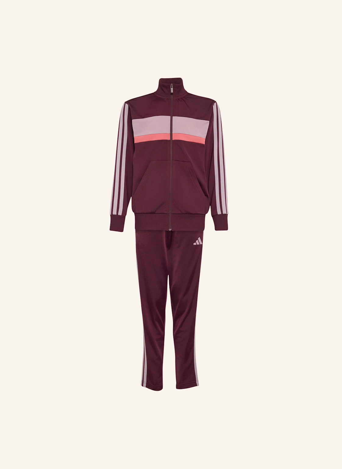 adidas SEASONAL ESSENTIALS TIBERIO 3-STREIFEN TRICOT KIDS TRAININGSANZUG