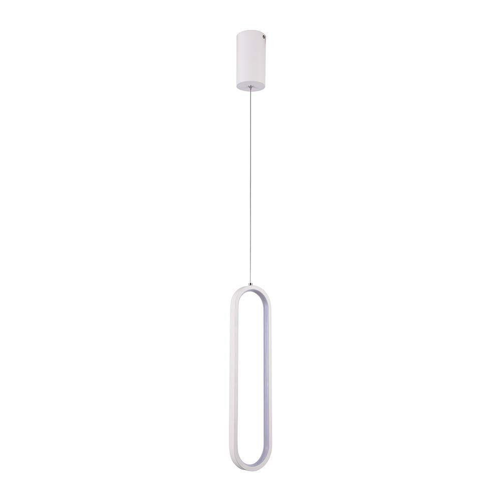 Lampa wisząca VT-7829 biała LED 1x13W Ciepła biel 1500lm V-TAC