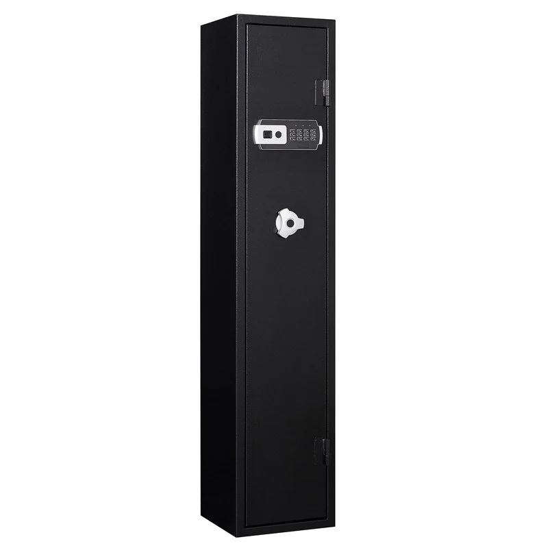 5 Gun Safe for Home Rifle and Pistols, Quick Access Electronic Keypad Rifle Gun