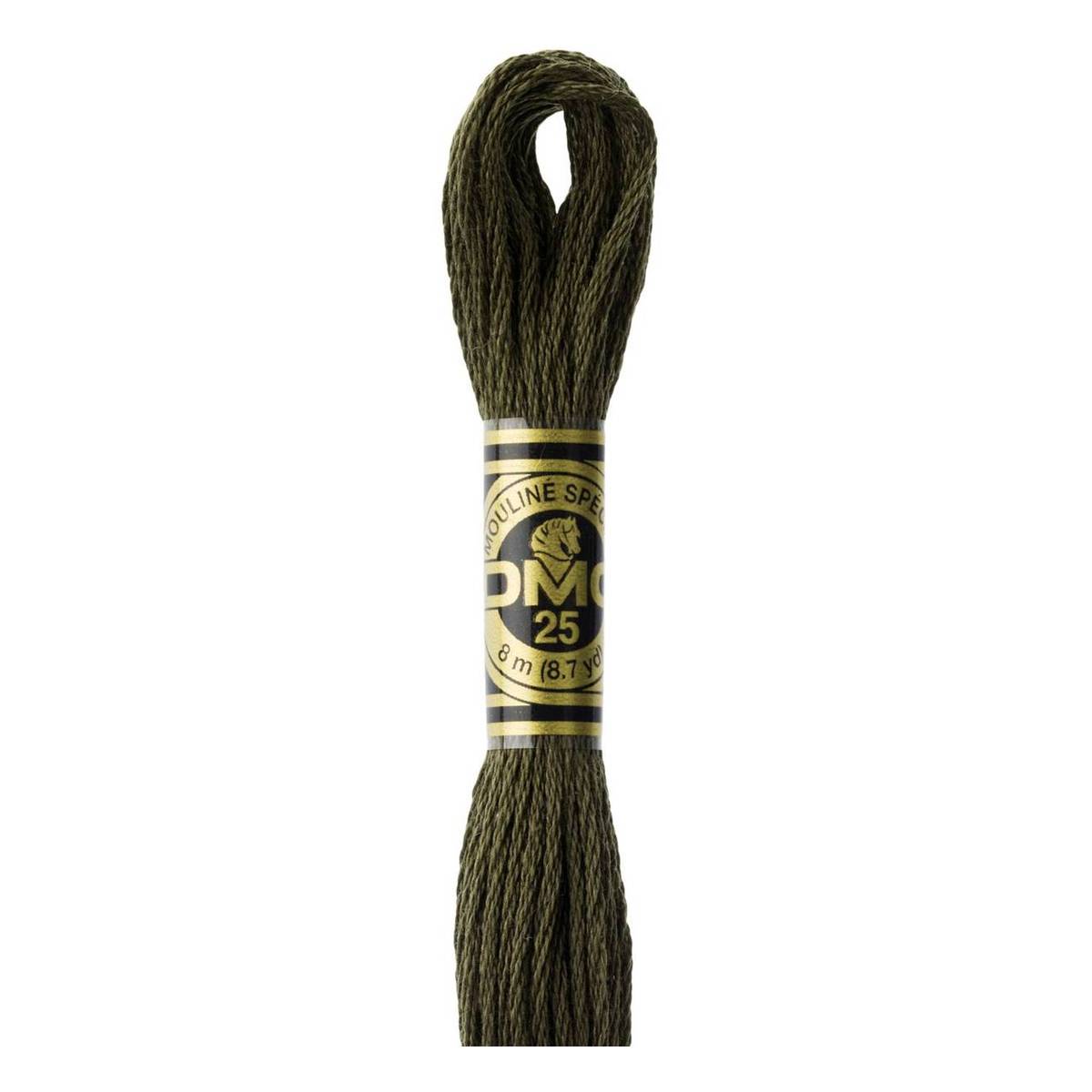 DMC Green Mouline Special 25 Cotton Thread 8m (3021)