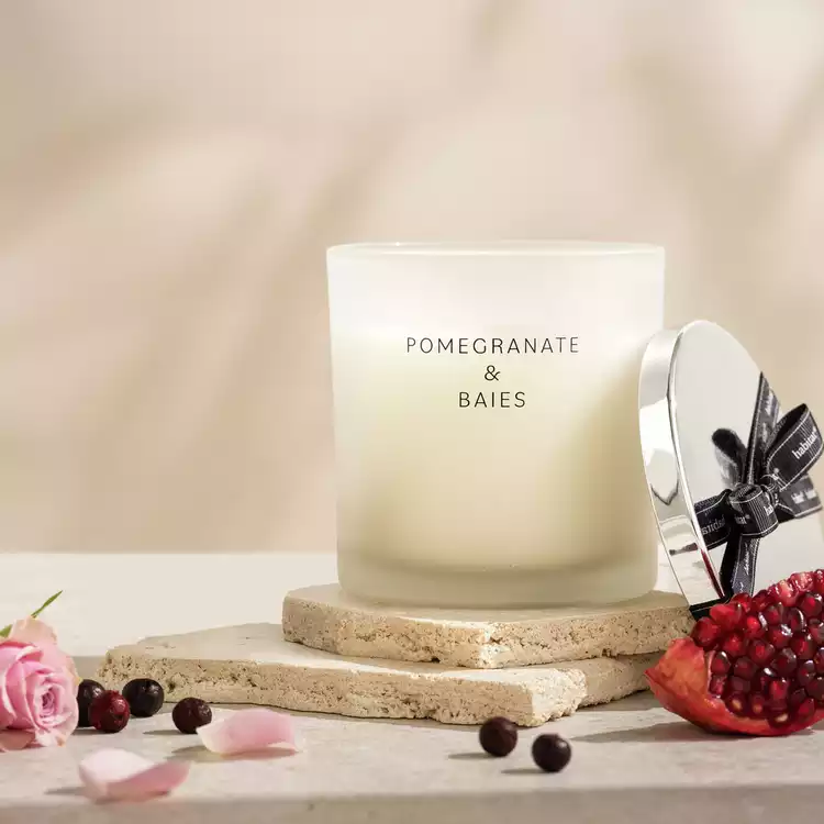 Habitat Candle with Lid - Pomegranate & Baies
