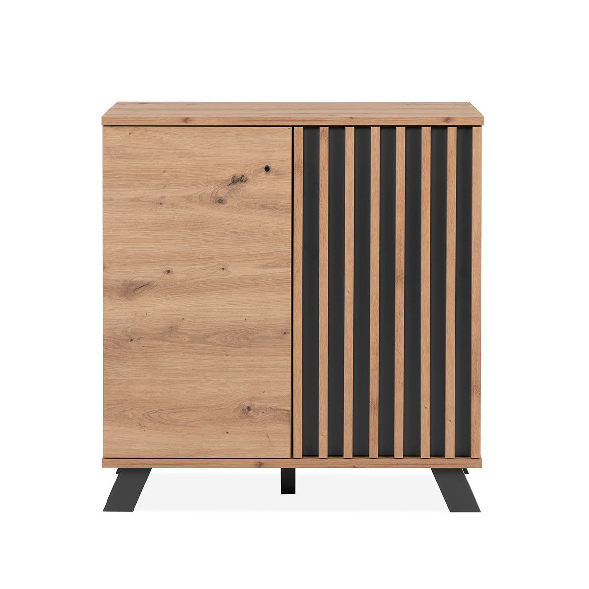 Calicosy - LUBLIN Dressoir 2 deuren - Licht hout - 40x80x85 cm