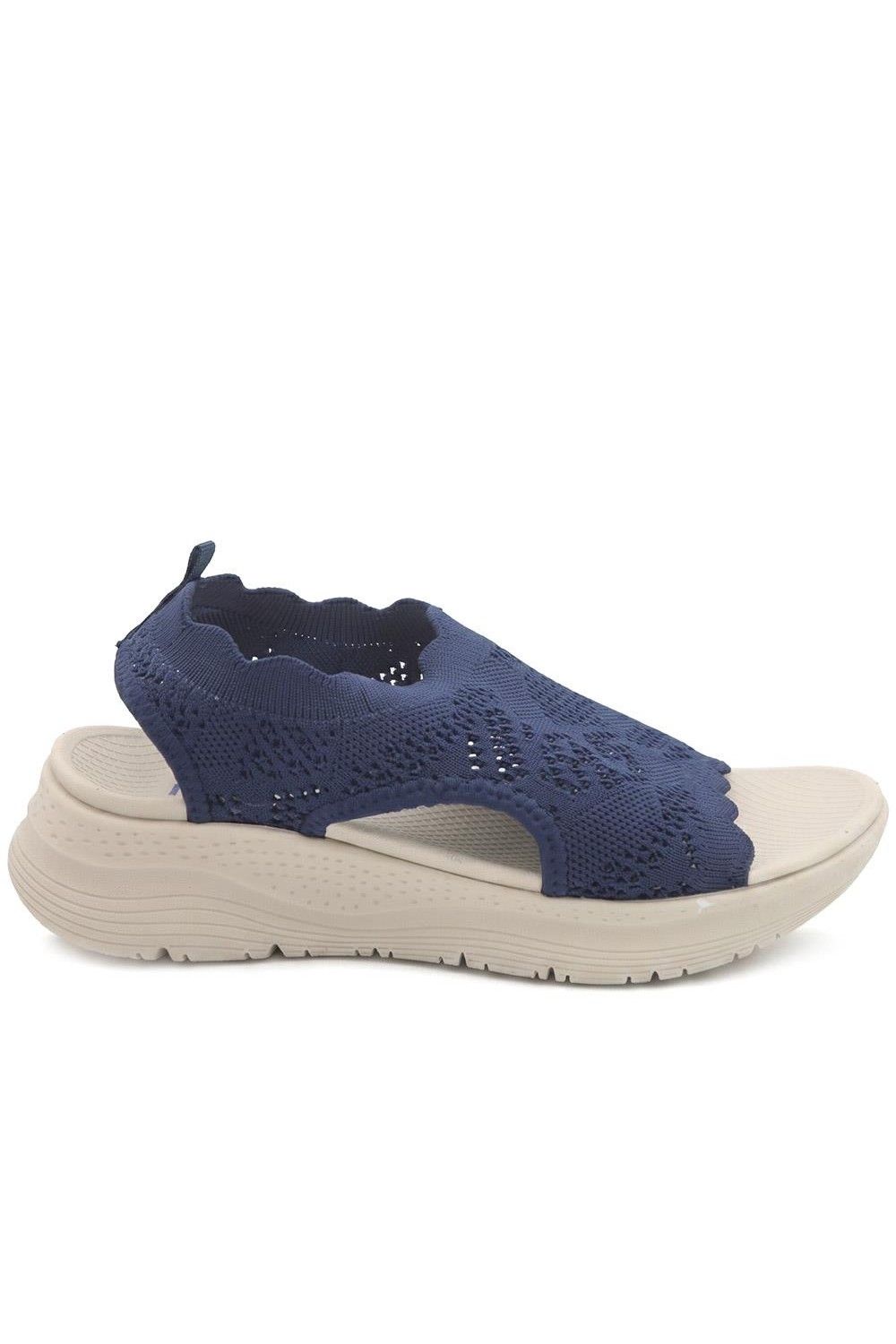Pavers Wedge Heel Elasticated Fit Sandals