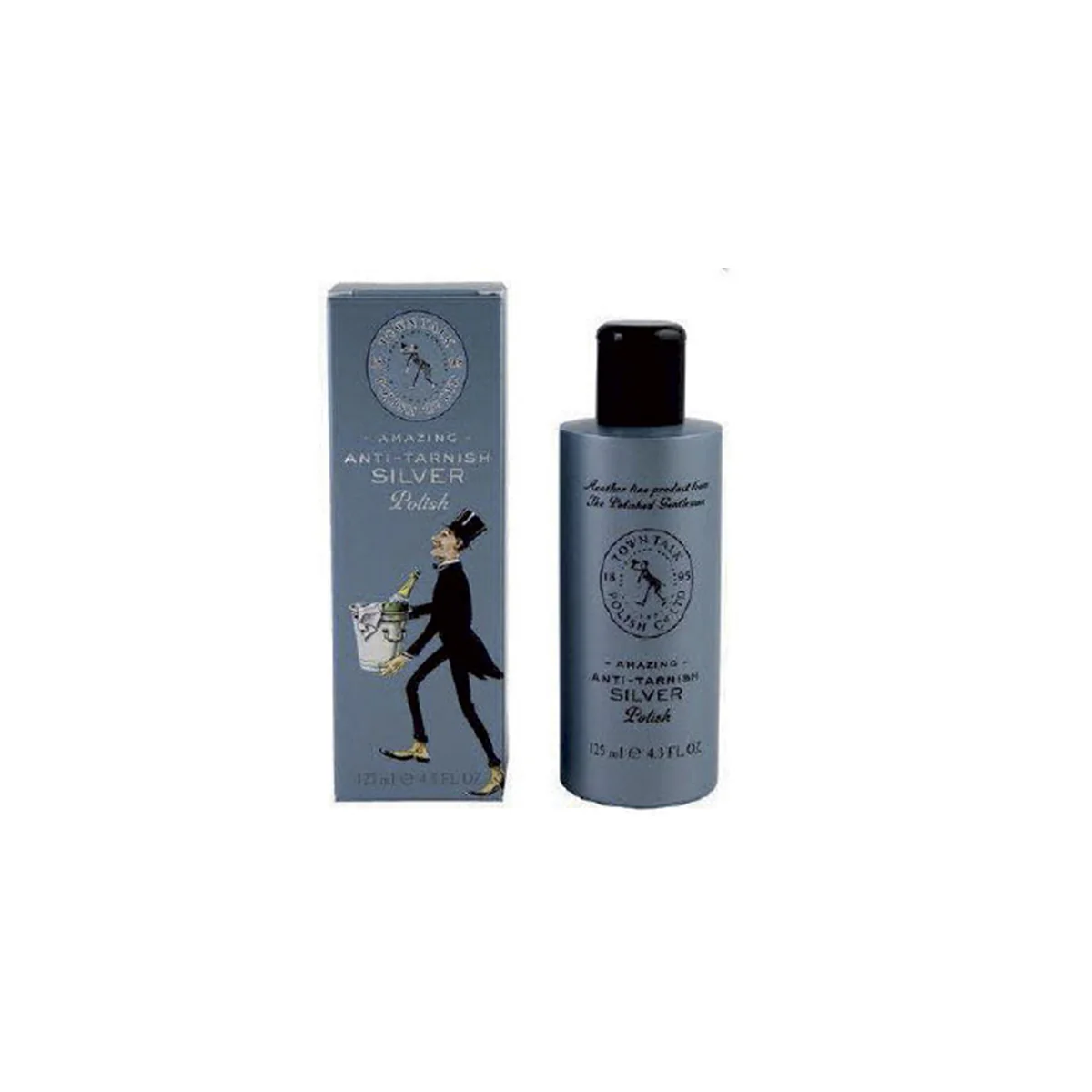 Flacon nettoyant argent