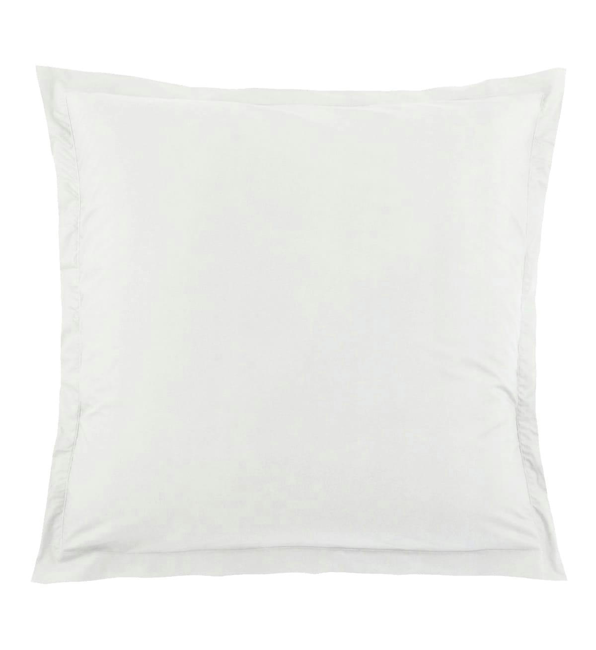 - Taie d'oreiller unie en 100 % coton coton blanc  x