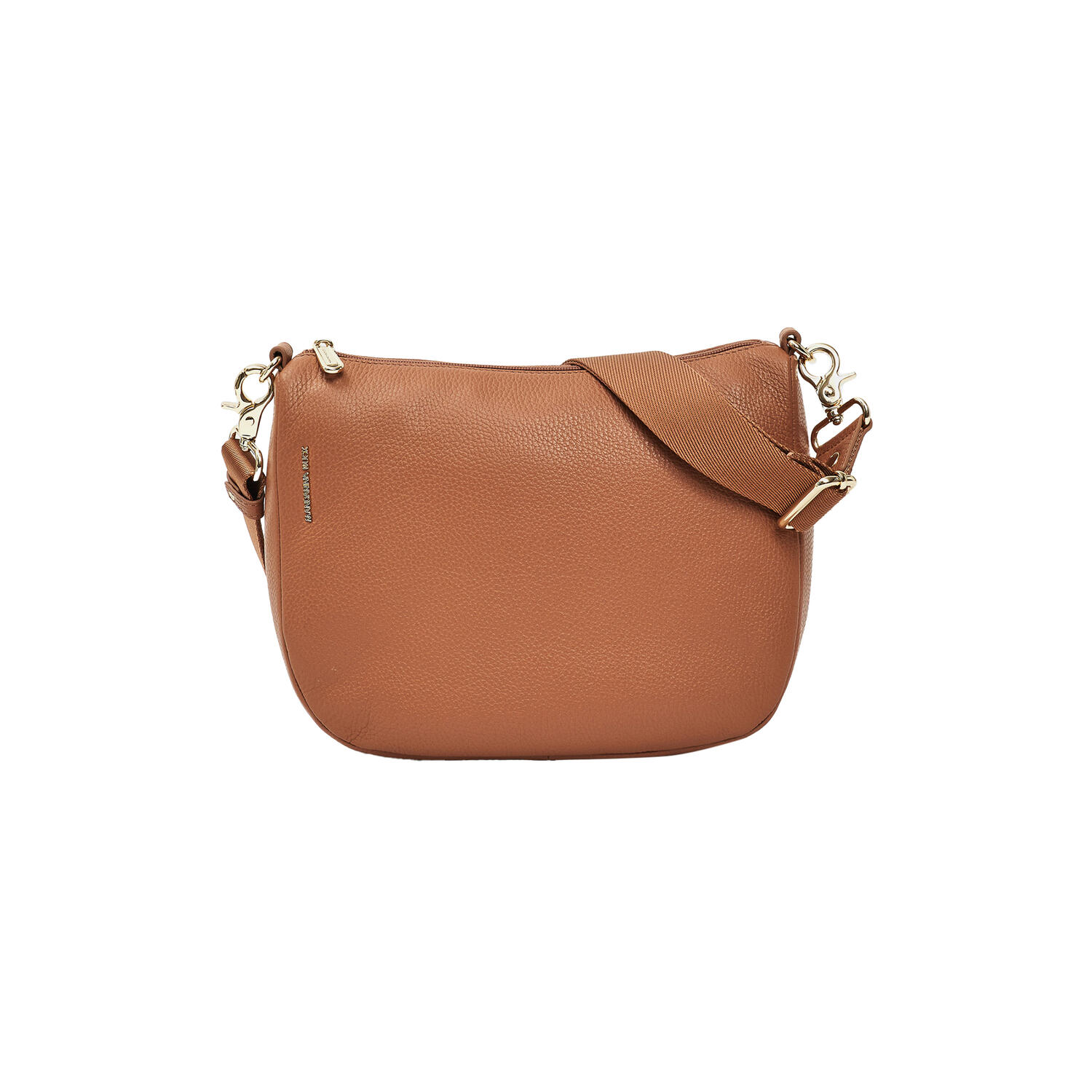 MELLOW LEATHER HOBO, pecan nut