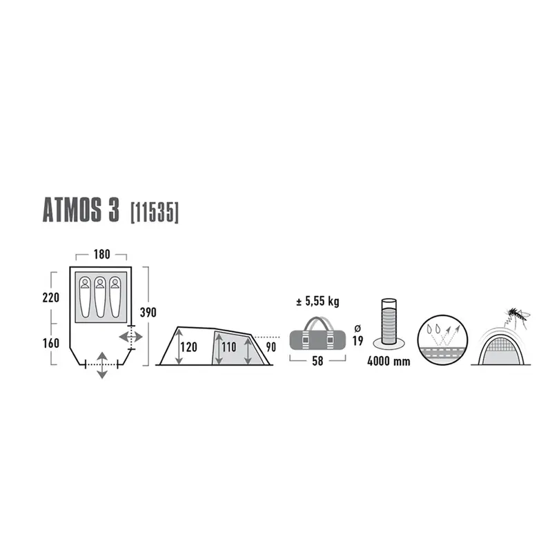 Zelt Atmos 3
