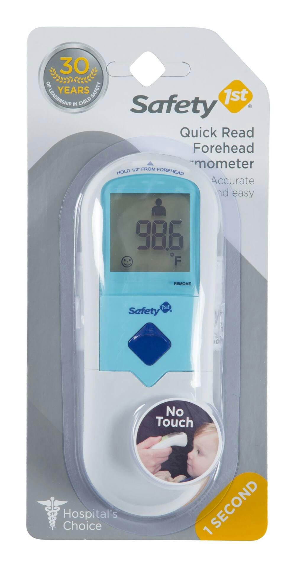 Safety 1st Quick Read Forehead Thermometer, Blue