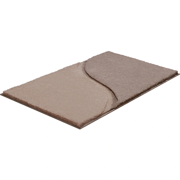 Badematte »Manta«, BxL: 60 x 100 cm, taupe, aus 100% Polyacryl