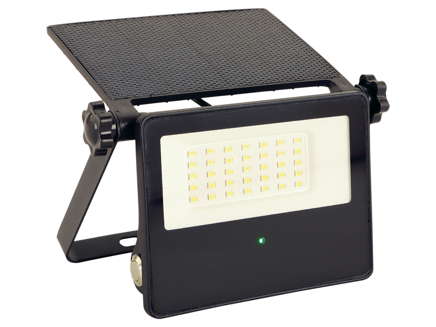 Naświetlacz Santor LED aluminiowy czarny