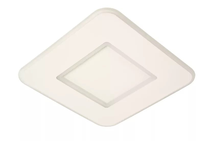 Plafon AXELLEkwadratowy biały LED 1x24W 39,4cm 1200lm IP20 Lucide