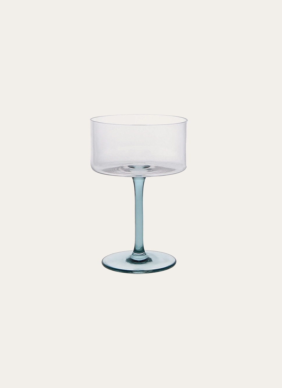 VERRE à EAU SUR PIED ALVIN VERT D'EAU