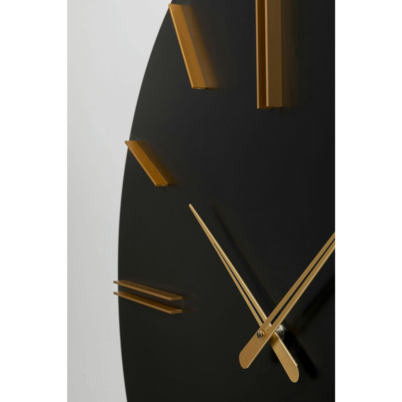 LUCA - Horloge murale Luca noire 70cm Kare Design