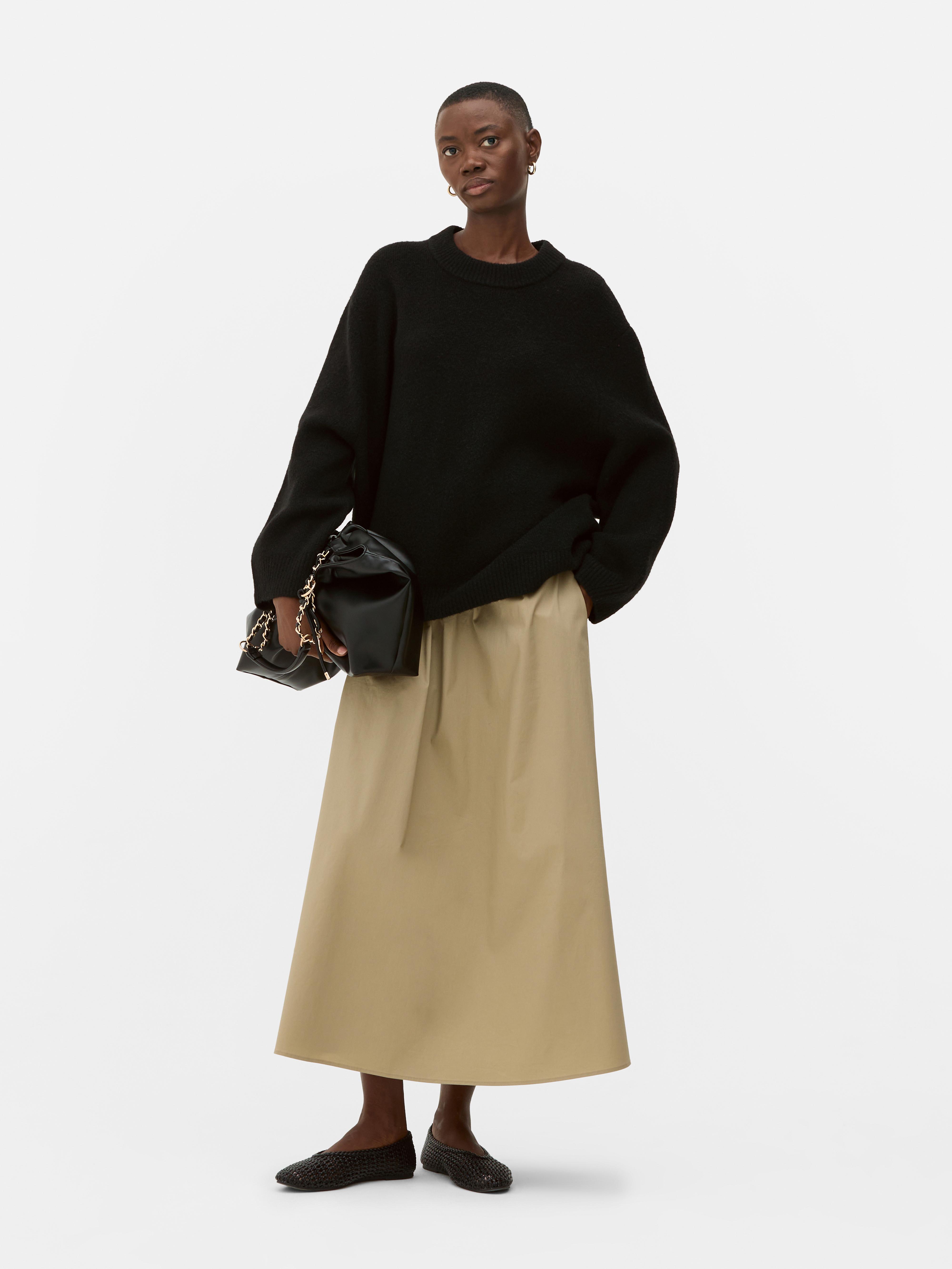 Essential Relaxed Crewneck Sweater