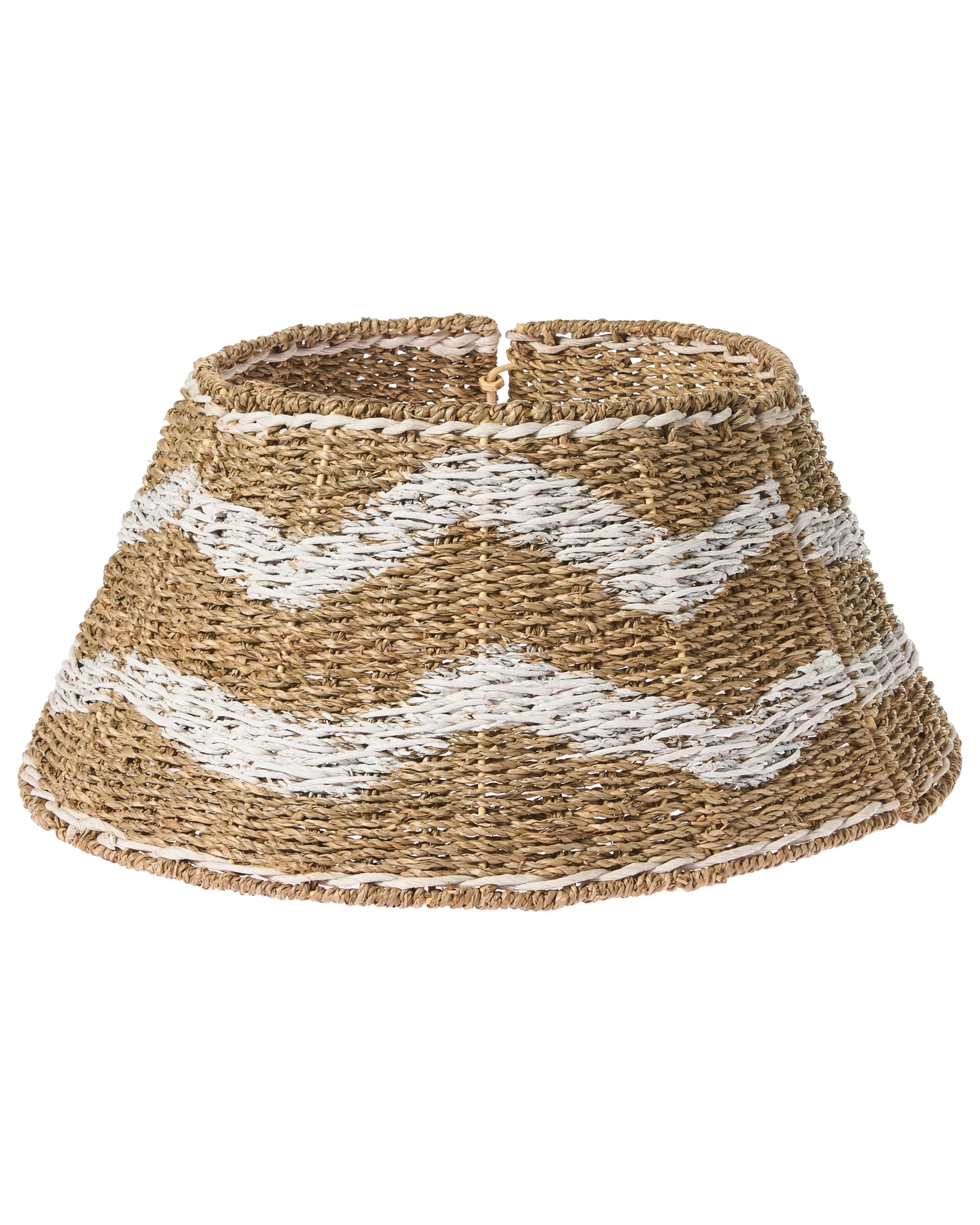 Christmas Tree Collar HIVER Seagrass White 43 cm