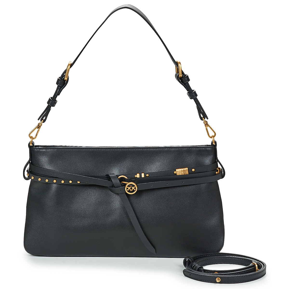 Pinko - BELT BAG CLASSIC VITELLO - Black / Gold