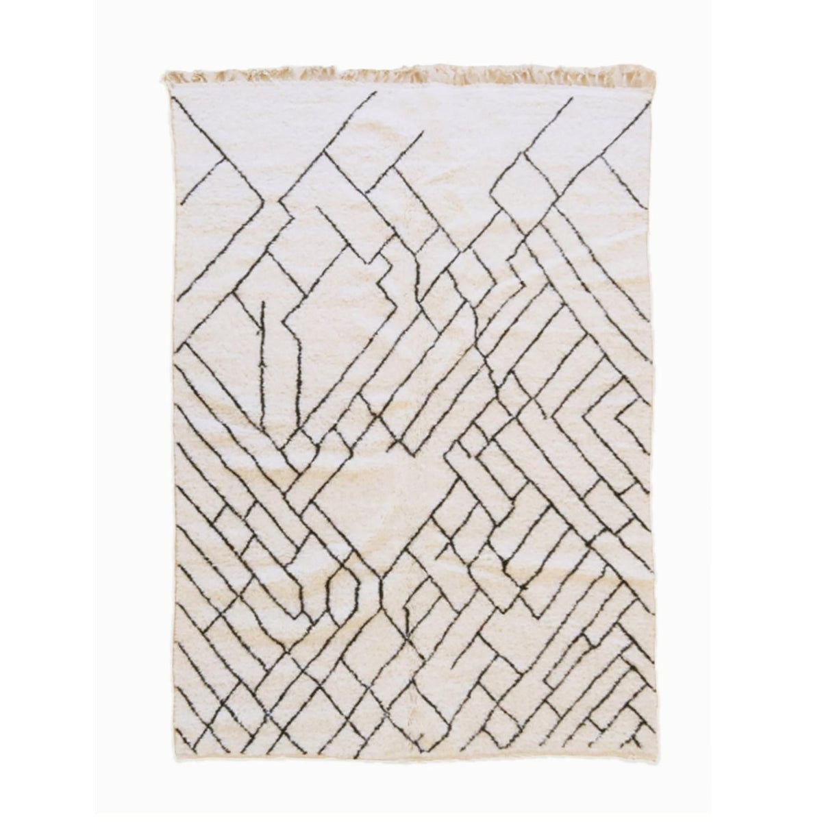 AFK Living vloerkleed Berber - handgemaakt - Wol - 80 cm x 240 cm