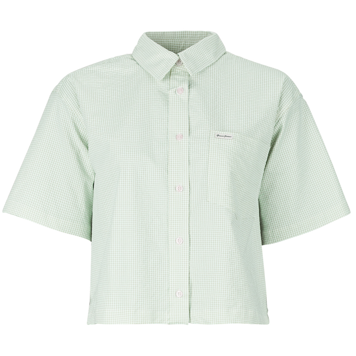 Guess - GJ SS BOXY SHIRT - Green