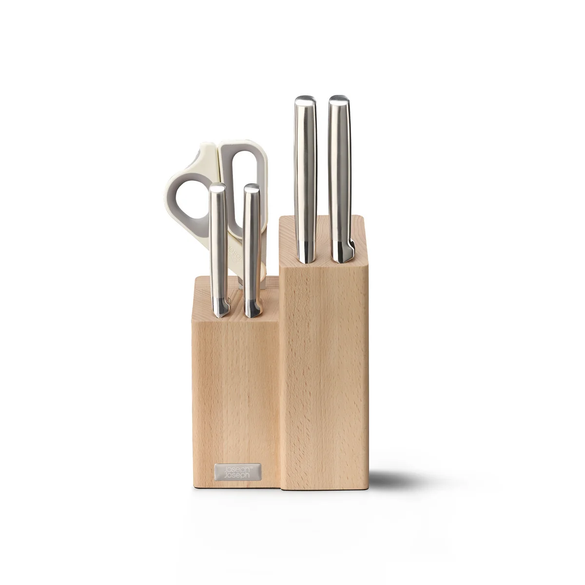 Joseph Joseph - Elevate Fusion Messerblock mit Schere, Edelstahl