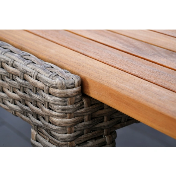 Gartenmöbelset »Imperia«, 7-tlg., inkl. Auflagen, Aluminium/Kunststoffgeflecht/Akazie