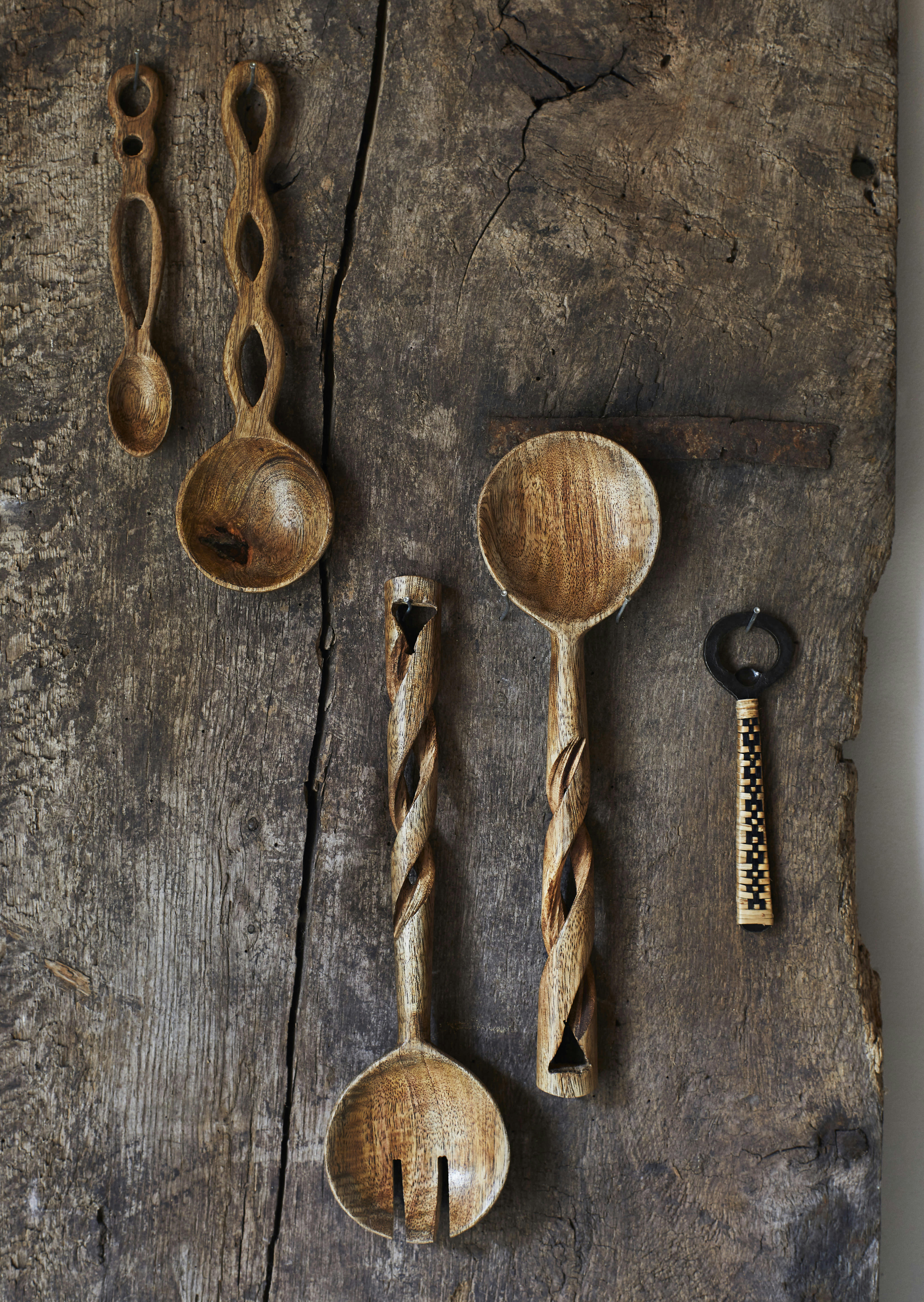 - Ouvre-Bouteille en fer avec canne L14cm