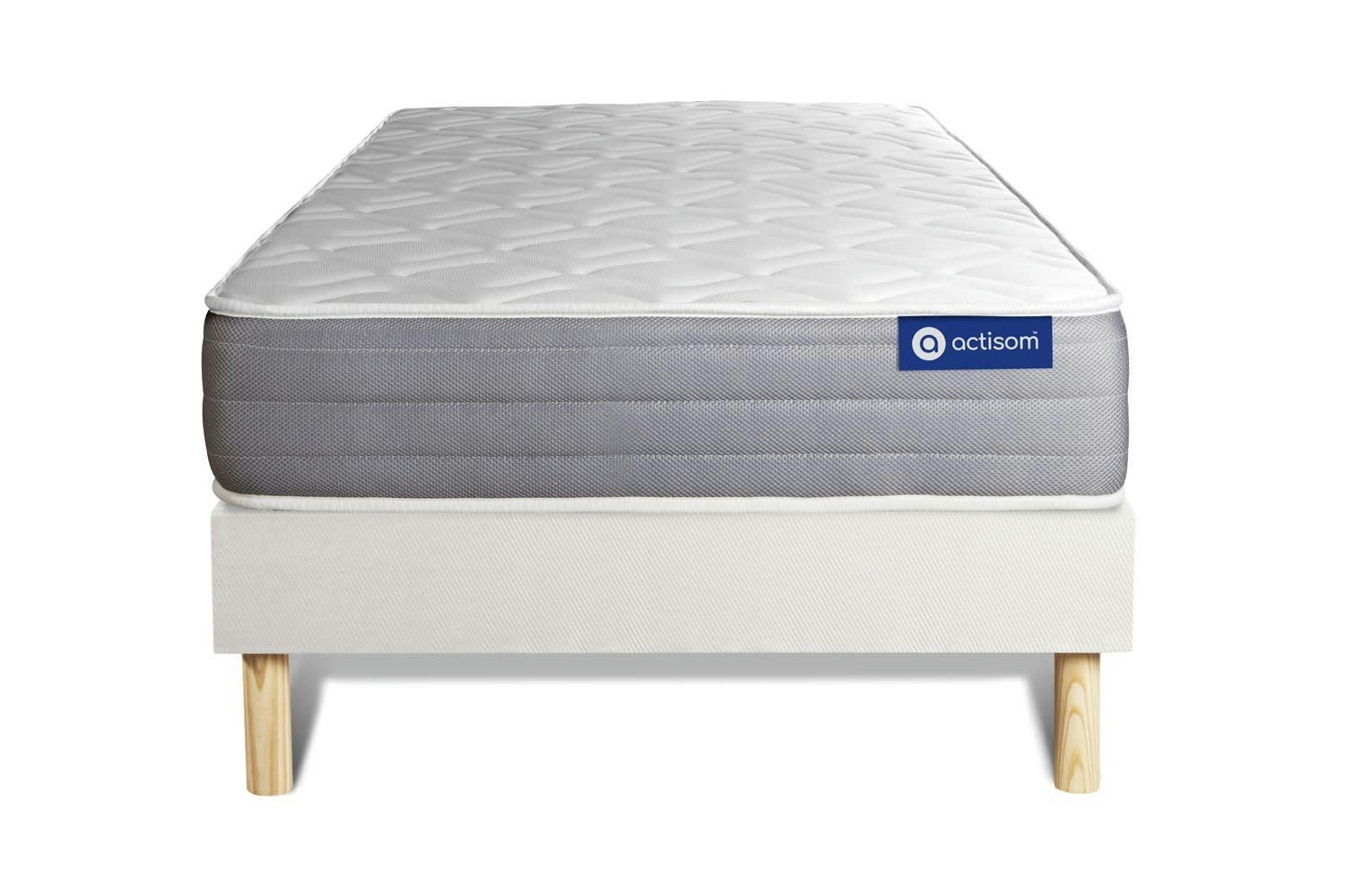 ACTILATEX DREAM - Ensemble 120x190 cm sommier kit blanc