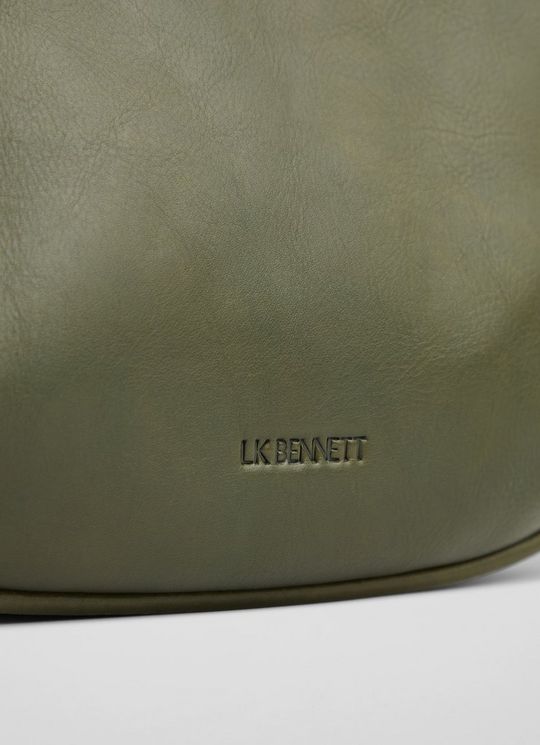 Harley Olive Weave Crossbody Bag