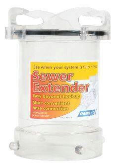 CAMCO 39573 5-in Clear RV Sewer Extender Adapter