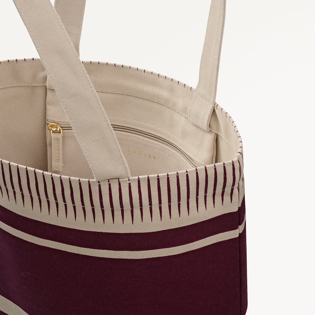 Radley Stripe - Large Open Top Tote